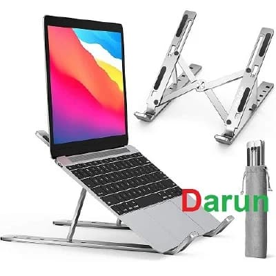 আলুমিনিয়াম আলয় ওয়্যার adjustable বহু-আঙ্গুল ল্যাপটপ স্ট্যান্ড ১০–১৭ ইঞ্চি ট্যাবলেট নোটবুক ল্যাপটপ স্ট্যান্ড