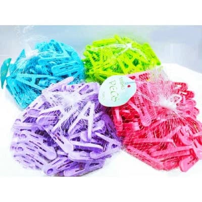 ৫০ পিস প্লাস্টিক কাপড় শুকানোর ক্লিপ – Clothes Drying Pegs