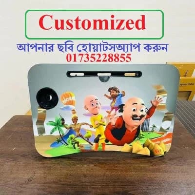 3D প্রিন্টেড (কাস্টমাইজড) folding ল্যাপটপ টেবিল পড়া, লেখা, খাওয়া, বেডে