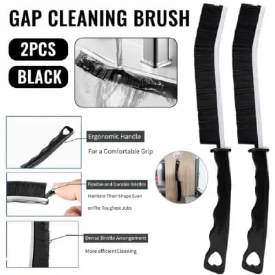 ২টি Gap Cleaning Brush Durable Grout Cleaner Brush Household Tile Joints Grout Cleaning Brush for Shower Floor Lines Cleaning Tools