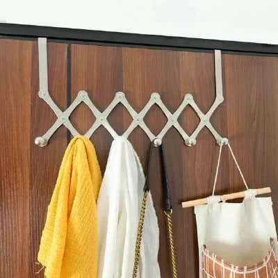 স্টেইনলেস স্টীল ৬-হুকFlexible ওভারের দোরHook হ্যাংগার