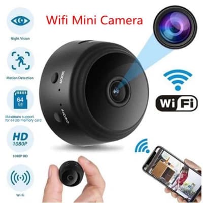 A9 Mini WiFi ক্যামেরা 1080P ফুল HD রাতের দৃষ্টি Wireless IP ক্যামেরা