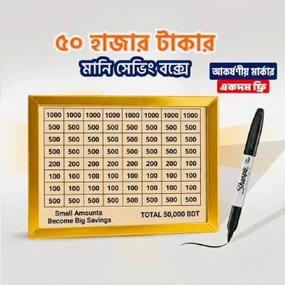 ৫০ হাজার টাকা জমানোর কাঠের বাক্স, কাউন্টার-সহ কাঠের পিগি ব্যাংক (মানি বক্স) – রেট্রো স্টাইলের হাতে তৈরি ক্যাশ ভল্ট, যা শিশুদের অর্থ জমানোর লক্ষ্য পূরণে সহায়ক।