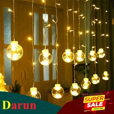 Curtains-এর জন্য Wish Ball LED Fairy Light-12 Wish Ball - Fairy Lights