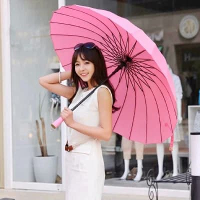 ২৪ রিবস প্রিমিয়াম ছাতা | Long Handle Windproof Golf Umbrella
